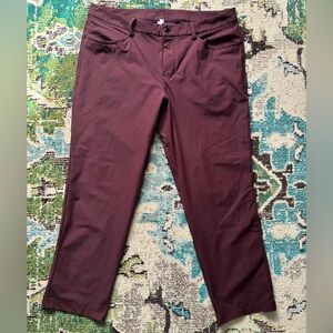 Men’s Lululemon Burgundy Golf Pants 36x30
